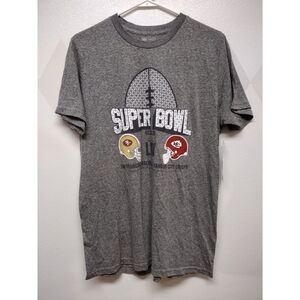 Super Bowl LIV NFL Team Apparel heather gray triblend tee NWT